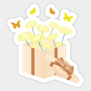 Spring Flowers nature gift Sticker